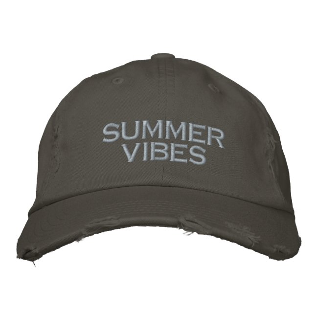 FUN SUMMER VIBES BRODERAD KEPS (Framsida)