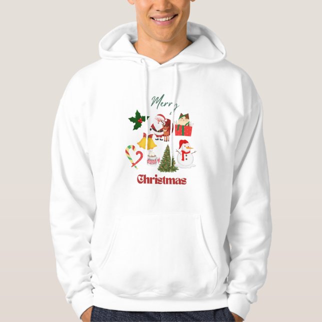 fun Sweatshirts  Christmas Mary season Hoodie (Framsida)