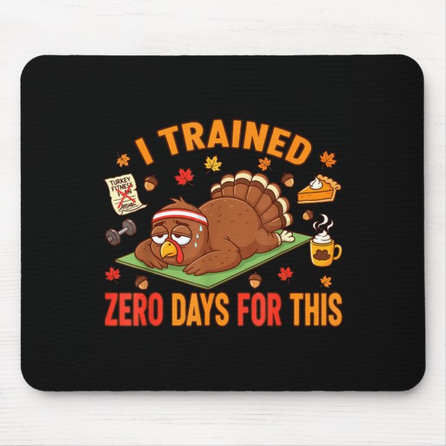 Fun Thanksgiving Saying I Trained Zero Days For Th Musmatta (Framsidan)