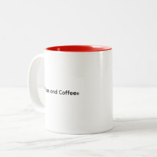 Fun Trendy Mamas and Coffee® Signature mug Två-Tonad Mugg