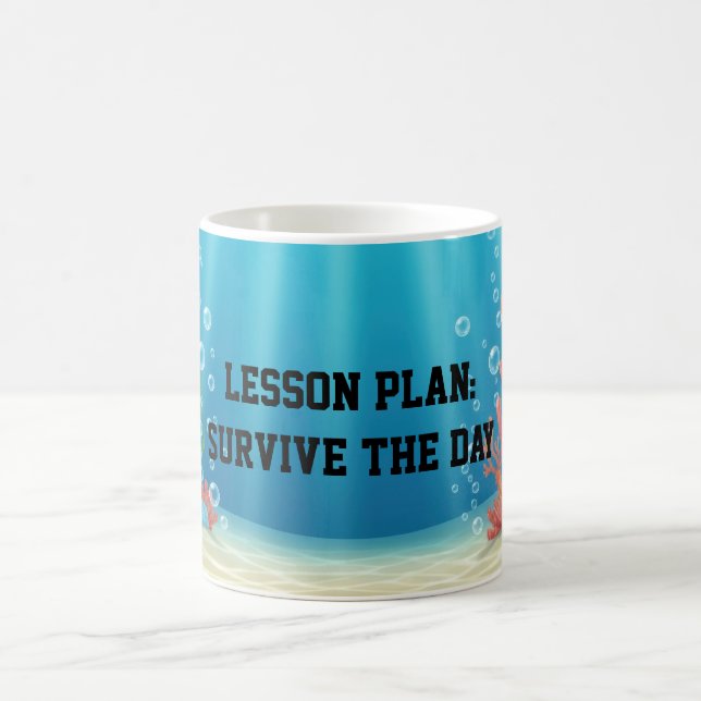 Fun Under the Sea Sarcastic quote for teachers Kaffemugg (Center)