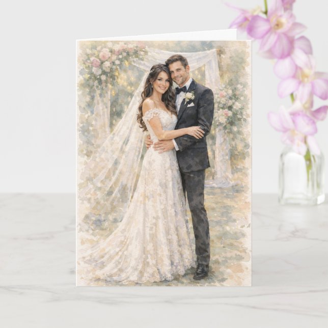 Fun Wedding Prayer Inspired by Ezekiel 25:17 Kort (Orkide)