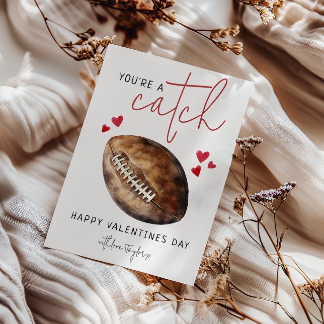 Fun You're A Catch | Valentines Day Julkort (Skapare uppladdad)
