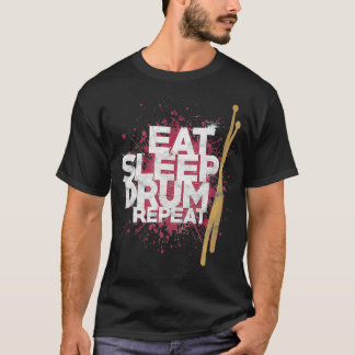 Fun Youth Drummer Design Gift Drum Sticks Music T Shirt