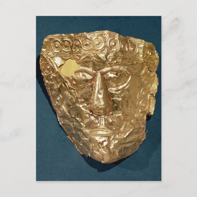 Funariell mask vykort (Framsida)