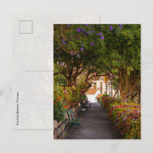 Funchal stadspark, Madeira vykort