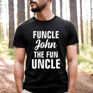 Funcle Coola and Funny farbror Gift - Custom Name T Shirt