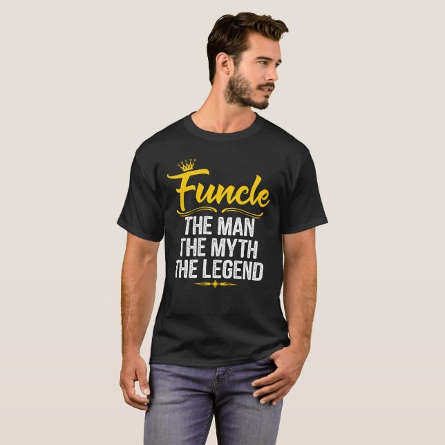 Funcle definitionUncle Gåva Skjorta Tee (Hel framsida)