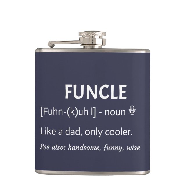 FUNCLE farbror Gift Funny Joke Fickplunta (Framsidan)
