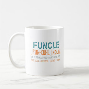 Funcle Funny farbror Definition, Fantastisk Legend Kaffemugg