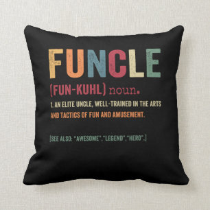 Funcle Funny farbror Definition, Fantastisk Legend Kudde