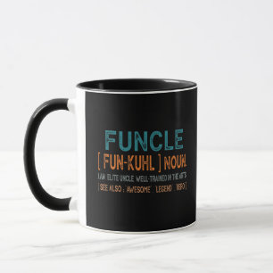 Funcle Funny farbror Definition, Fantastisk Legend Mugg