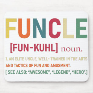 Funcle Funny farbror Definition, Fantastisk Legend Musmatta