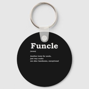 Funcle Funny farbror Family Member Best farbror Gi Nyckelring