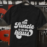 Funcle Funny Simple Vintage Retro T Shirt<br><div class="desc">Den här enkla designen och vintagen består av lekfull skripttypografi.</div>