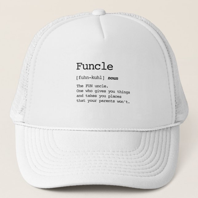 "Funcle" Keps (Framsida)