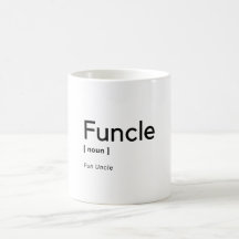 Funcle Roligt farbror Coffee eller Tea Mugg