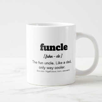 Funcle, Roligt farbror Coffee Mugg är den underbar Jumbo Mugg