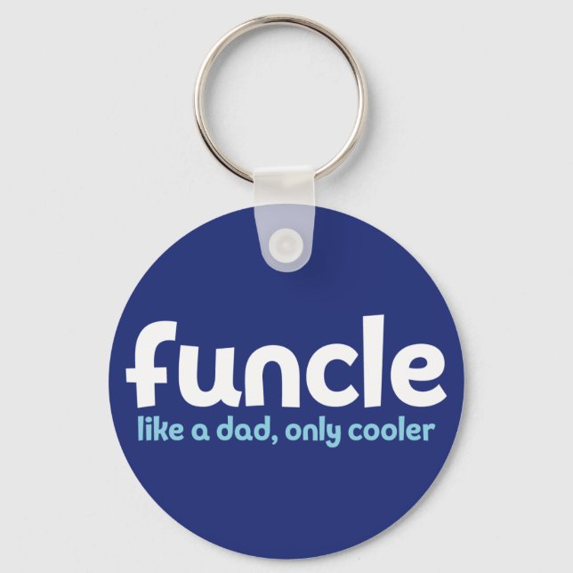 Funcle. Som Pappa, bara kylare. Nyckelring (Framsida)