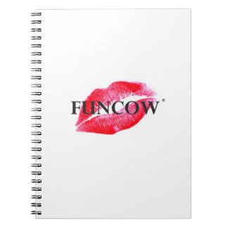 FUNCOW ROSA KYSS ANTECKNINGSBOK