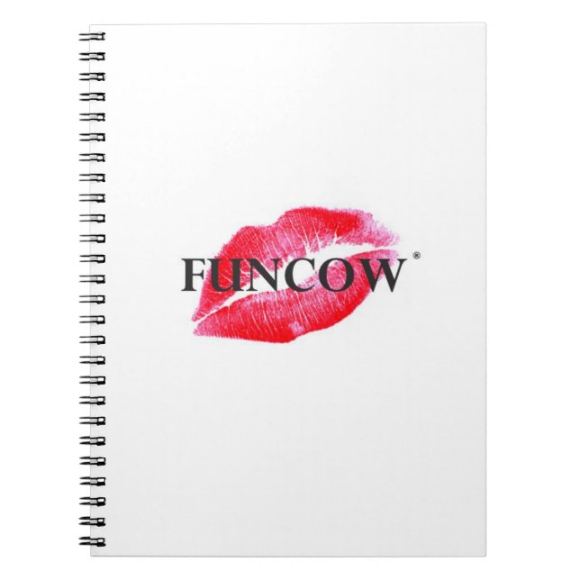 FUNCOW ROSA KYSS ANTECKNINGSBOK (Framsidan)