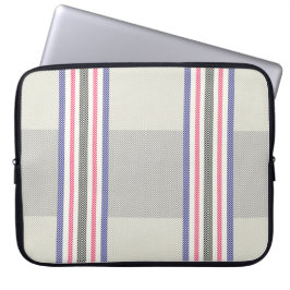 Funda con franjas laptop fodral