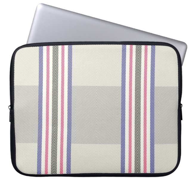 Funda con franjas laptop fodral (Framsidan)