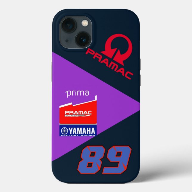 Funda IPHONE 13 pramac racing team 2025 Jorge Mart (Baksida)