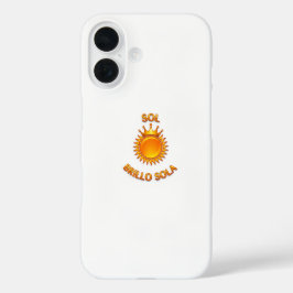 Funda para iPhone 16 Sol Brillo Sola – Protección 