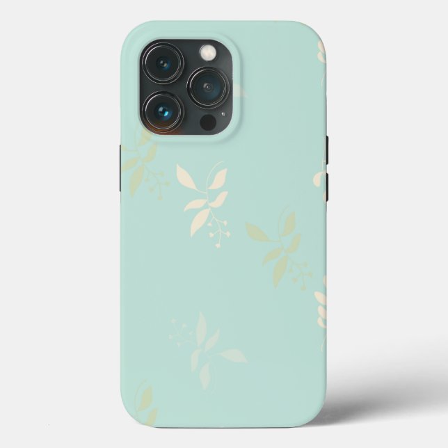 Funda para Iphone con diseño floral. (Baksida )