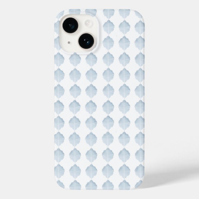 Funda para iPhone / otoño azul (Baksida)