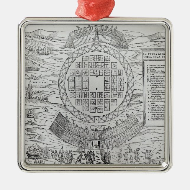 Fundament av Hochelaga Julgransprydnad Metall (Framsidan)