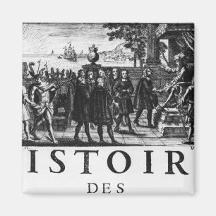 Fundament av Louis XIV, kung av frankriken Magnet