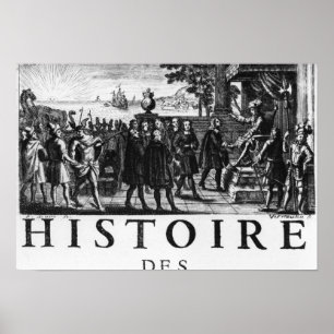 Fundament av Louis XIV, kung av frankriken Poster