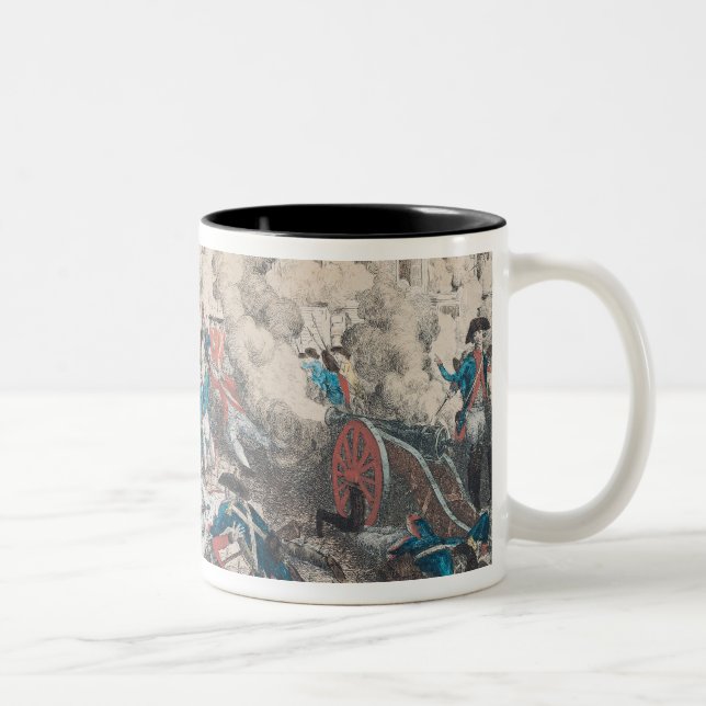 Fundament av republiken, 10th Augusti 1792 Två-Tonad Mugg (Höger)