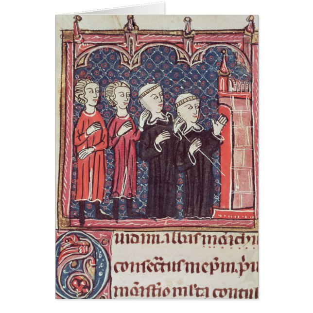 Fundamentet av en kloster hälsningskort (Framsidan)