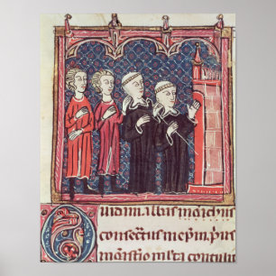 Fundamentet av en kloster poster