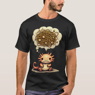Fundera Över Denna Axolotl Introvert Ångest Humor T Shirt