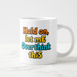 Fundera På Denna Gradient: Ett Liv Typografiskt Ti Jumbo Mugg