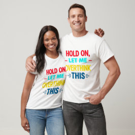 Fundera På Denna Gradient: Ett Liv Typografiskt Ti T Shirt