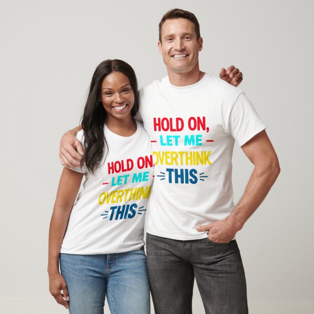 Fundera På Denna Gradient: Ett Liv Typografiskt Ti T Shirt (Unisex)
