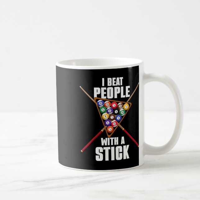 Funderbara miljardstackars Rack Jag slår folk med  Kaffemugg (Höger)