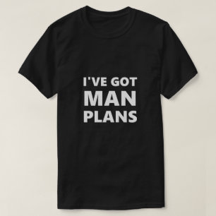 Funderlig Gay LGBTQ Jag har Har Man Plans Humor Hu T Shirt