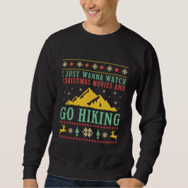 Funderlig god julsötare, gå och hiking Camping Lång Ärmad Tröja