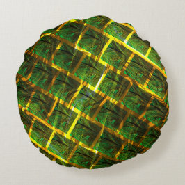 Fundo com imagem verde sob klass dourada? rund kudde