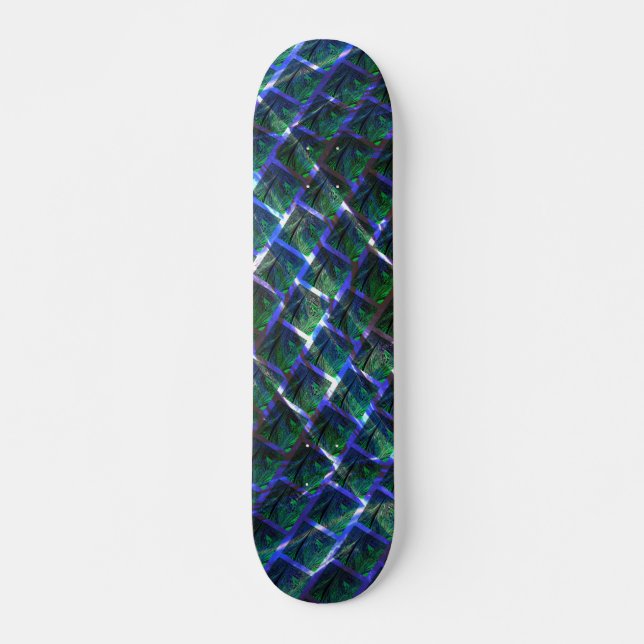 Fundo com imagem verde sob klass escura? mini skateboard bräda 18,5 cm (Framsida)