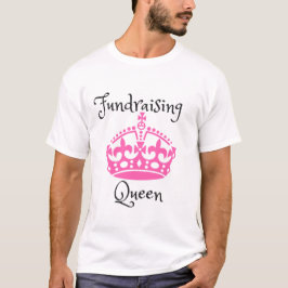 Fundraising drottning - rosa t shirt
