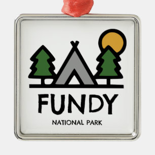 Fundy National Park Julgransprydnad Metall