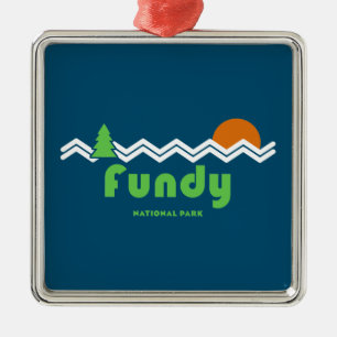 Fundy National Park Retro Julgransprydnad Metall