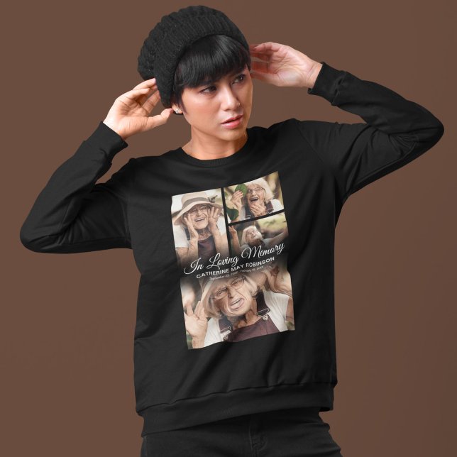 Funeral 4 Photo In Loving Memory T Shirt (Skapare uppladdad)